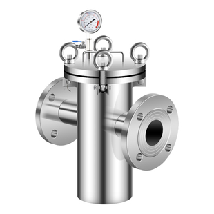 篮式过滤器304不锈钢316L蓝氏工业用提篮管道直通除污器毛发收集