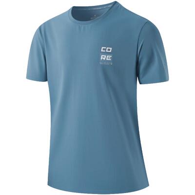 运动冰丝透气短袖特步男