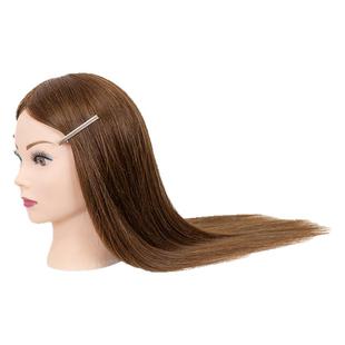 美发头模全真发公仔头理发店学徒练习剪发模特头可漂染烫剪假人头