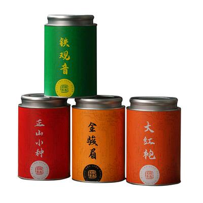 福建红茶乌龙茶组合罐装500g