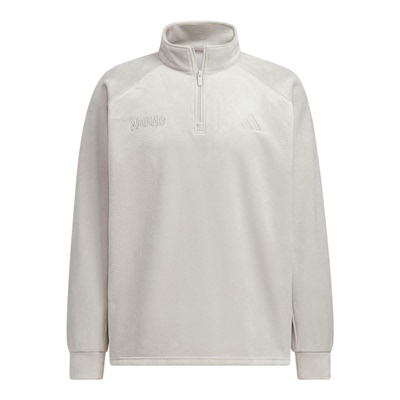 Adidas/阿迪达斯正品2025秋季款男士针织半拉链立领套头衫KR0222