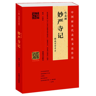 【视频解析】赵孟頫 妙严寺记 精选百字卡片单字放大版原贴笔法技法详解楷书毛笔字帖成人书法练习初学毛笔字练习参考 河南美术