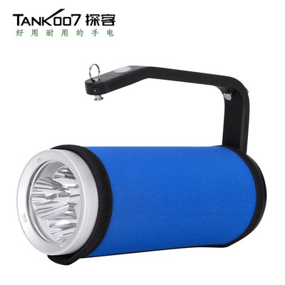 TANK007防爆强光手电筒矿洞加油站手提式LED探照灯超亮远射充电式
