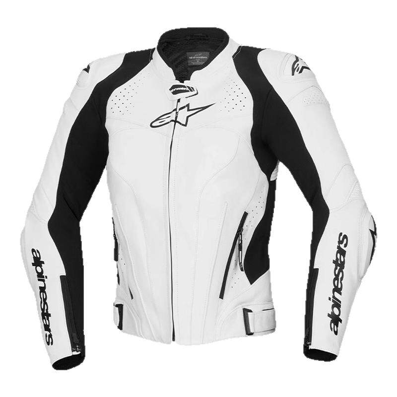 A星alpinestars女士骑行皮夹克GP-4机车皮衣赛道防摔摩托车服机车