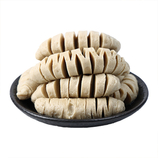 陕西特产西安小吃手工烤面筋串头烧烤冷冻半成品网红夜宵小零食