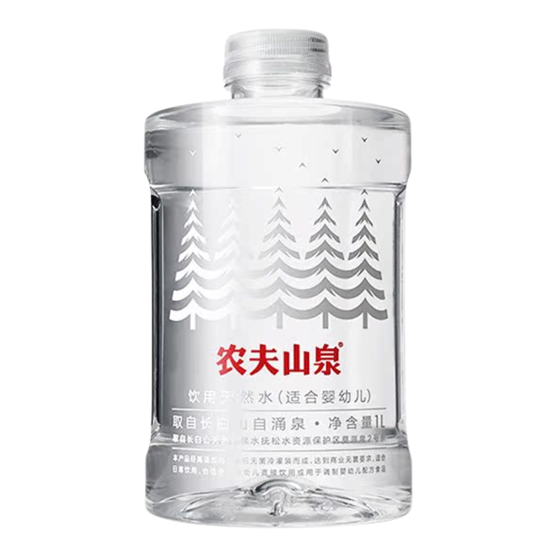 农夫山泉母婴水1L*12瓶婴儿水