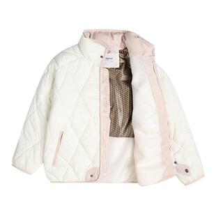 2026秋季新款韩系菱格学生棉服女外套宽松夹棉短棉衣棉袄oversize