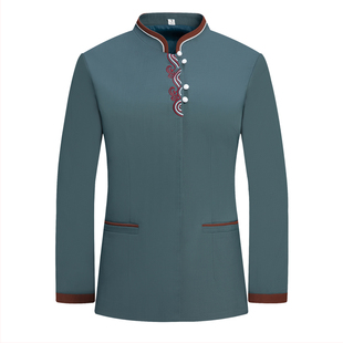 秋冬季保洁员工装长袖男女物业家政清洁工阿姨宾馆客房保洁工作服