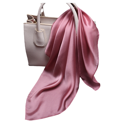 韩系正品纯色围巾超大披肩藕粉色