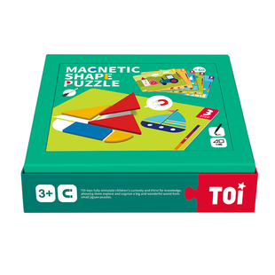 TOI图益形状进阶磁力七巧板智力拼图儿童益智玩具男女孩3-4-5-6岁