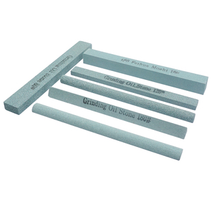 绿碳化硅砂条圆条正方扁方三角半圆绿碳油石条 磨刀石油石150*12