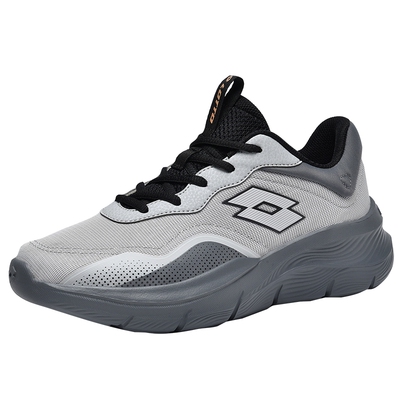 乐途男网面运动鞋高弹软底跑步鞋