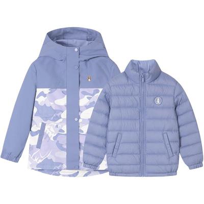 暇步士女童可拆卸羽绒服冬季