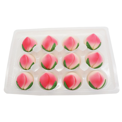 立体带叶寿桃巧克力过寿蛋糕装饰