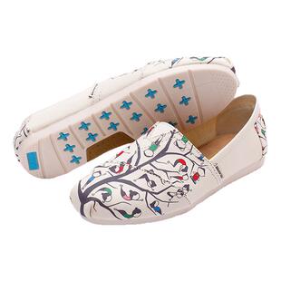 春秋女玛丽鞋子一脚蹬帆布鞋老北京布鞋平底懒人鞋学生女布鞋女鞋