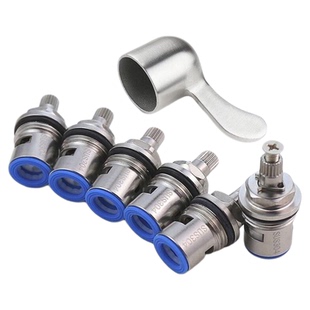 德国进口水龙头阀芯304不锈钢配件全铜快开洗衣机龙把手手柄陶瓷