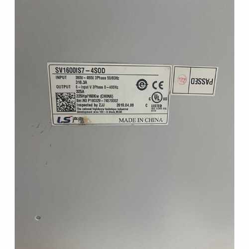 询价-SV1600IS74SOD160KW380V三相LS变频器都有