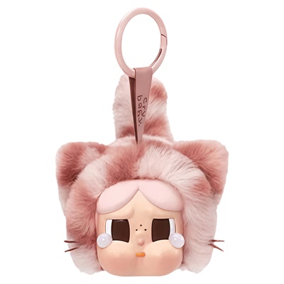 POPMART泡泡玛特 CRYBABY豹豹猫猫系列 毛绒挂件 盲盒 2505-0012