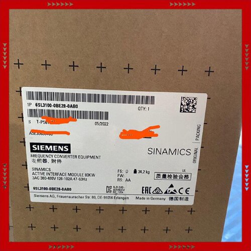 【问价】S120电源接口模块80kW 380V 6SL310