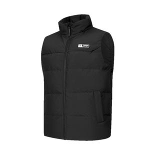 乔丹羽绒马甲外套男士2025年冬季新款商场同款马夹保暖拼接羽绒服