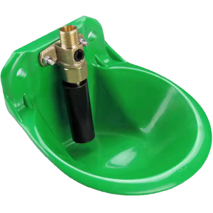 塑料羊用饮水碗铜阀饮水器羊自动饮水碗铸铁水碗饮水槽抗摔碰养殖