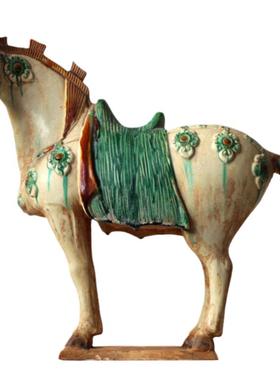 摆件古玩洛阳唐三彩工艺品