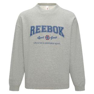 Reebok锐步官方男女款经典复古美式校园休闲针织套头衫卫衣