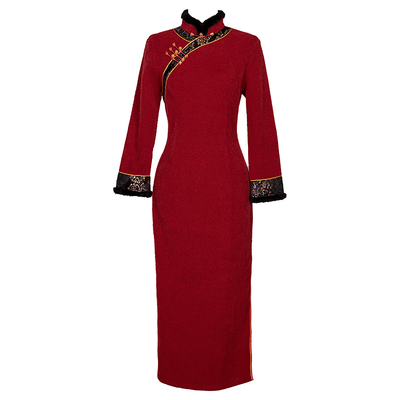 2024年日常旗袍莹杉新中式旗袍