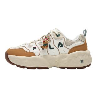 FILA 斐乐官方女鞋MUFFIN XMAS 老爹鞋2026春季新款松饼鞋圣诞版