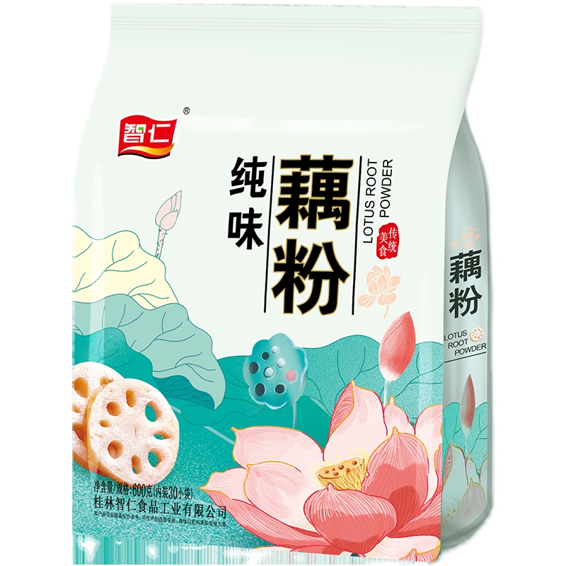 【智仁】正宗无蔗糖纯藕粉500g