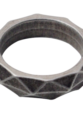 个性时尚菱形切面戒指男士钛钢