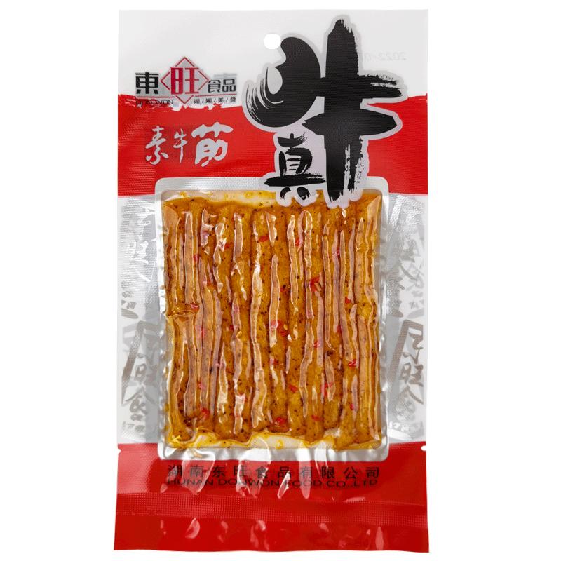 31g東旺真牛頂牛素牛筋辣條湖南特產(chǎn)麻辣食品真空包裝嚼勁零食