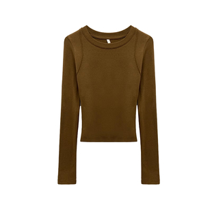 打底衫女秋冬可外穿内搭高端品牌修身显瘦加厚保暖高级感洋气上衣