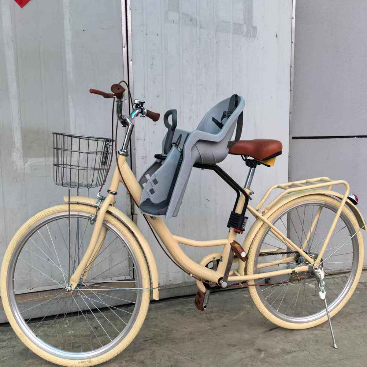 宝骑快拆山地车自行车儿童单车座椅前置女式折叠车宝宝安全坐椅