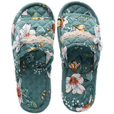 东北大花布底防滑颗粒静音居家