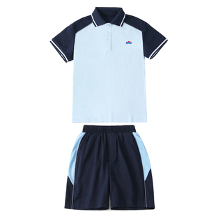 珠海市金湾区新款小学校服夏季男女短袖短裤短裙套装运动长袖长裤