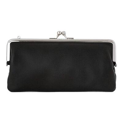 日本直邮日潮 SouSou长款真皮格纹钱包6310030斜挎包