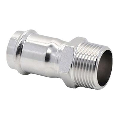 双卡压式外丝薄壁不锈钢管件接头