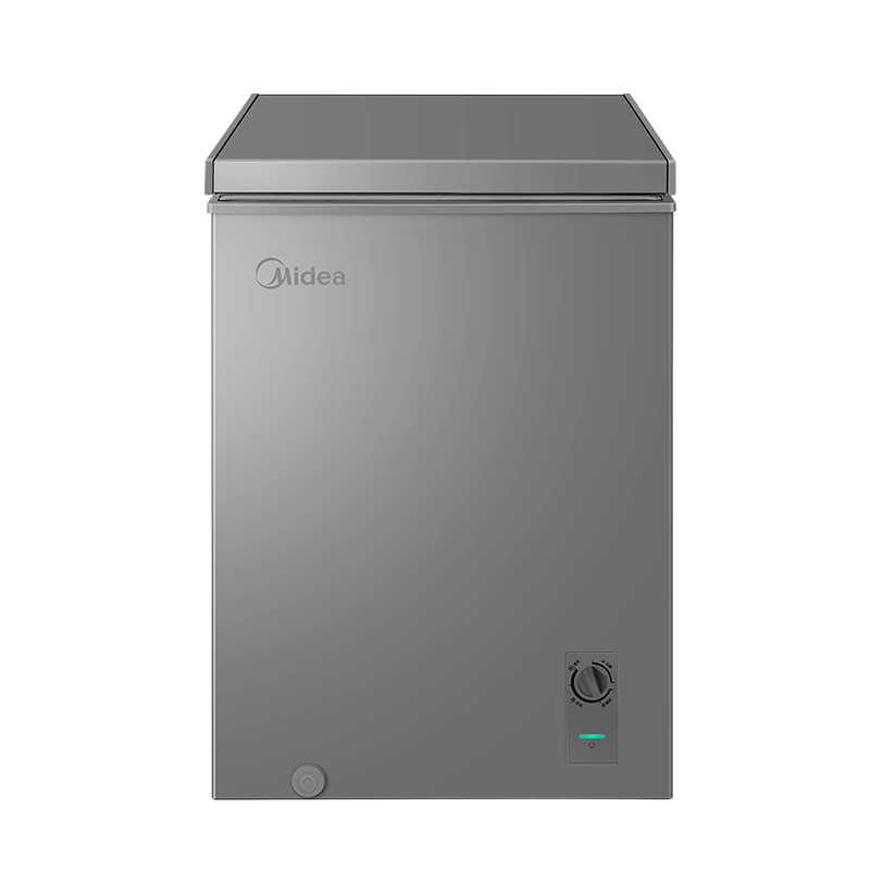 美的100升小冰柜冷藏全冷冻柜家用冷柜小型单温保鲜减霜小冰箱