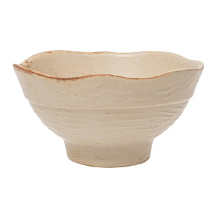 米饭碗日式粗陶碗家用复古汤碗小碗轻奢餐具高级感一人食饭碗菜碗