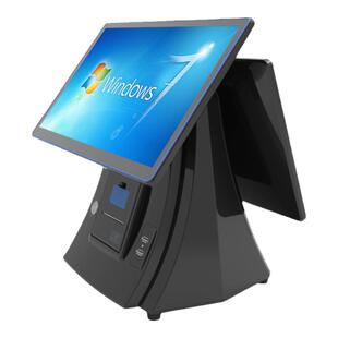 新蜜6930收银一体机餐饮超市便利店烟草触摸双屏收银机美团点餐