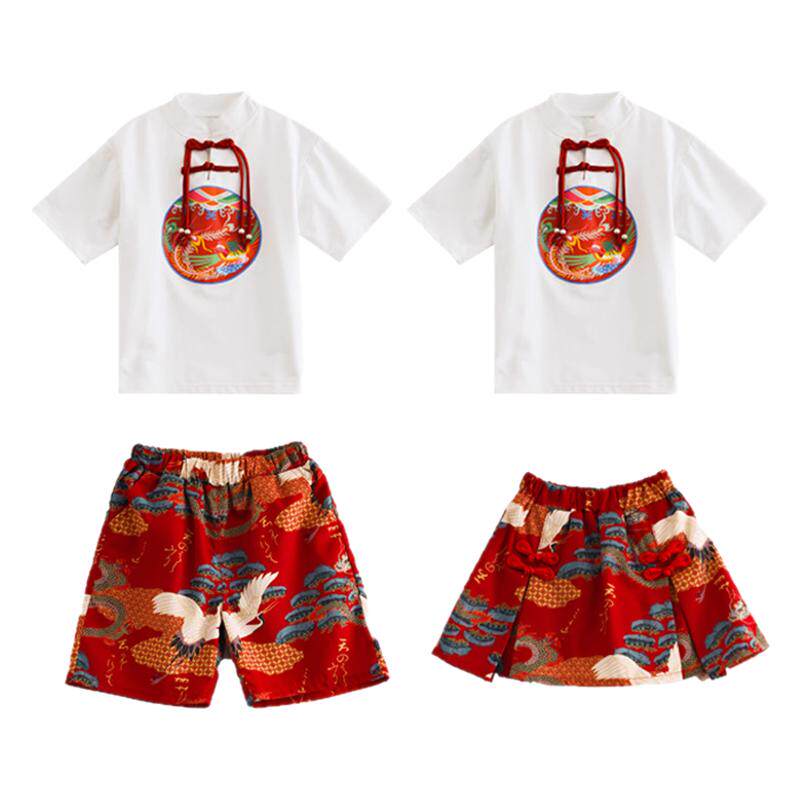 六一儿童演出服啦啦队幼儿园毕业照班服小学生运动会合唱服中国风