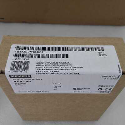 议价6ES73317NF004AB2 S7-300PLC模拟量身输入模块6ES7331-7NF00-
