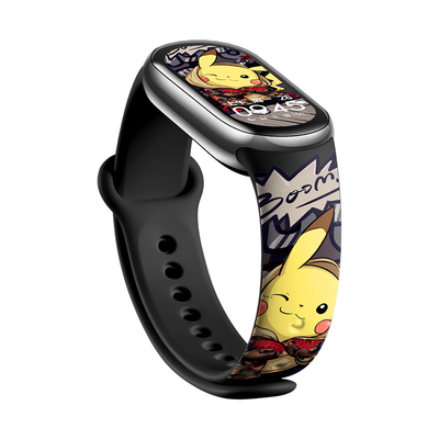 适用米环9/8/7创意印花硅胶表带