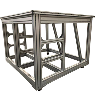 铝合金型材工业铝型材设备框架围栏定制流水线工作台操作台架子