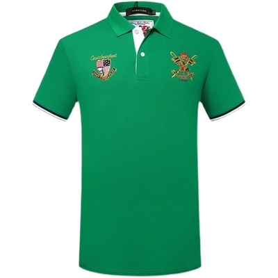 高端新款夏季翻领短袖男装衫