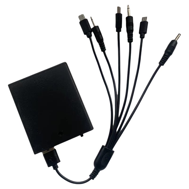6头多功能外接电源盒应急开锁6V