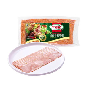 Hormel/荷美尔超值培根1000g火腿肉片早餐三明治烧烤年货送礼顺丰