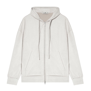 JDV男装休闲百搭外套春秋季新款时尚连帽卫衣开衫商场同款WST50S1