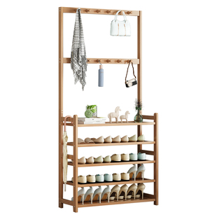 多功能挂衣架落地家用卧室网红衣服收纳整理置物架子包简易衣帽架